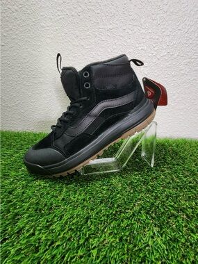Vans Black High-Top Sneaker with Gum Sole